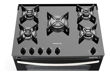 Imagen de Cocina Punktal Glass 5 Pk-gl5b La Sensacion