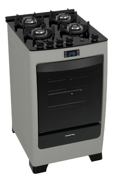 Imagen de Cocina Combinada Punktal Titanium 4h Gas Horno La Sensacion