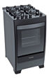 Imagen de Cocina Gas James C700 N Mesada Vidrio Negro Sensacion