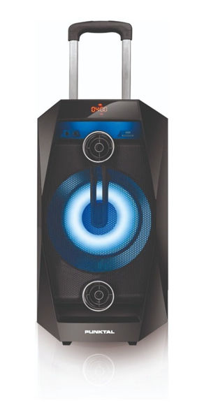 Imagen de Parlante Grande Equipo Audio Punktal Usb Bluetooth Led Sensa