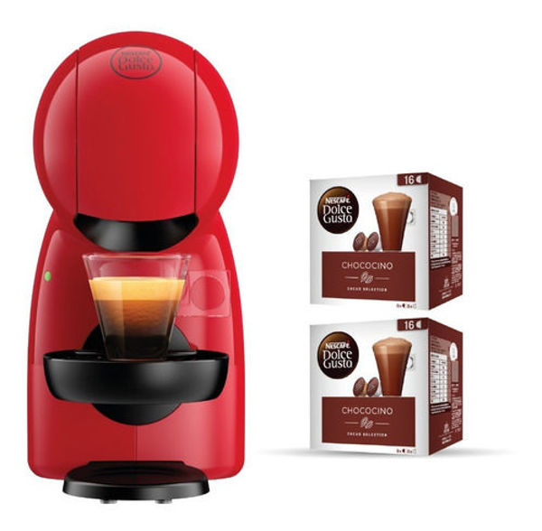 Imagen de Combo Cafetera Piccolo Xs Con Capsulas De Color Rojo