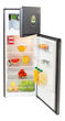 Imagen de Heladera Thompson Rth-210 Black Silver Con Freezer 204l 220v