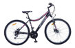 Imagen de Mountain Bike Femenina Kova Alpes R27.5 21v Cambios Shimano Color Negro/rosa Con Pie De Apoyo
