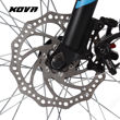 Imagen de Mountain Bike Femenina Kova Alpes R27.5 21v Cambios Shimano Color Negro/rosa Con Pie De Apoyo