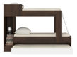 Imagen de Cucheta Con Cama Marinera Tricama Ropero Sensacion  - Tabaco/Blanco