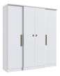 Imagen de Ropero Placard 4 Puertas 2 Cajones Miami 25040