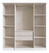 Imagen de Ropero Placard 4 Puertas 2 Cajones Miami 25040