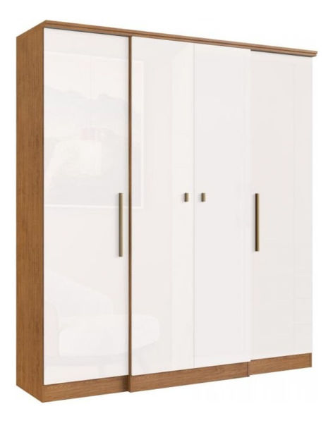 Imagen de Ropero Placard 4 Puertas 2 Cajones Miami 25040