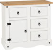Imagen de Comoda Sen Home Con Corona De 1 Puerta Y 4 Cajones Grandes