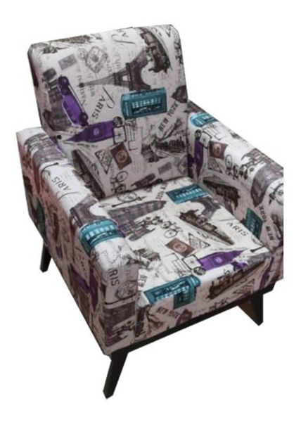Imagen de Poltrona Sillon Sofa Living Madrid Sensacion