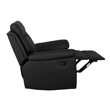 Imagen de Sillon Sofa Poltrona Recliner 1 Cuerpo Simil Cuero Sensacion