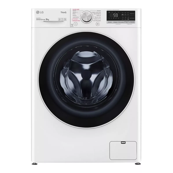 Imagen de LAVASECARROPAS LG 9KGS BLANCO WD9WVC4S6