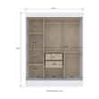 Imagen de PLACARD MARSELLA 3P 24503 OFF WHITE (2B)