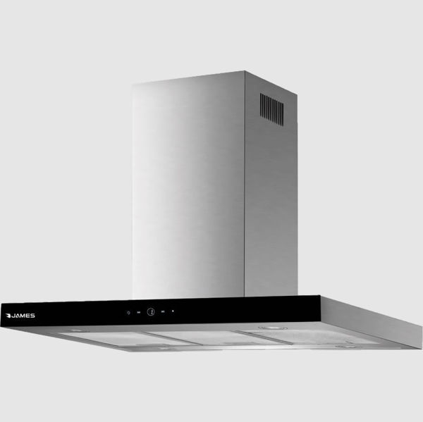 Imagen de CAMPANA JAMES PLANA 90 INOX ISLA