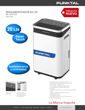 Imagen de Deshumidificador Punktal 20 Lts Pk-1590 Dh Color Blanco